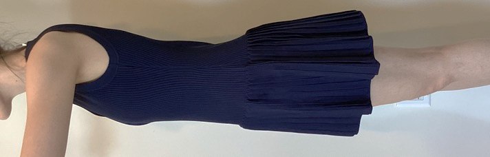 TOP sample, side, fin transfer at hip